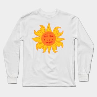 Spanish Sun. A funny, pretty, beautiful, cute, sun design. Long Sleeve T-Shirt